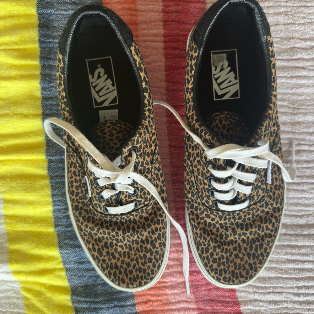 Vans Wild Leopard Pattern Shoes